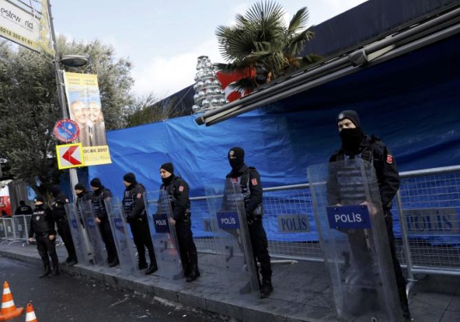Isztambulban szilveszter előtt fokozott készültséget rendeltek el. Fotó: Reuters