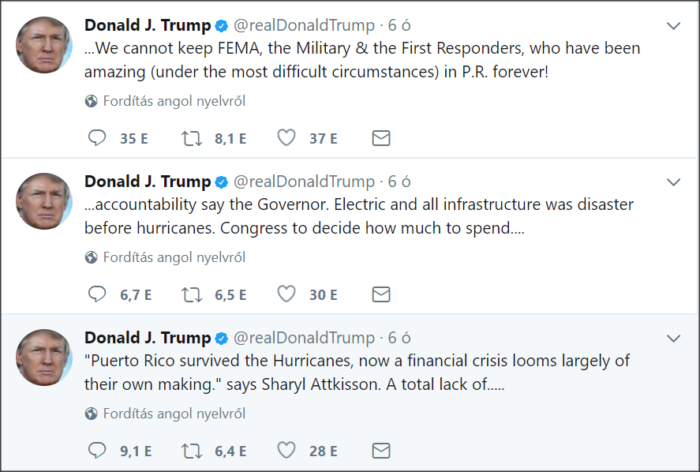 trump puerto rico twitter