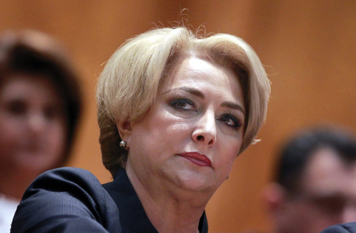 epa06696976 (FILE) - Designated Romanian Prime Minister Viorica Dancila prepares to address lawmakers during the validation vote session held at the Parliament palace, in Bucharest, Romania, 29 January 2018 (reissued 27 April 2018). According to reports, Romanian President Iohannis demanded that Viorica Dancila resigns from her post. The row comes over Dancila's remarks that Romania should move its Israeli embassy to Jerusalem. EPA/BOGDAN CRISTEL